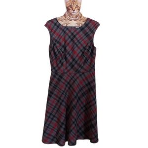 Wisp Plaid mini dress size 4